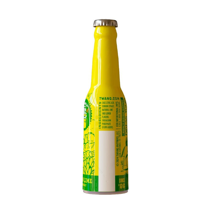 Twang Flavored Beer Salt Seasoning, Lemon Lime, Toppings for Beer, Hard Seltzers, Canned Cocktails and More, 1.4 Ounce (Pack of 24)