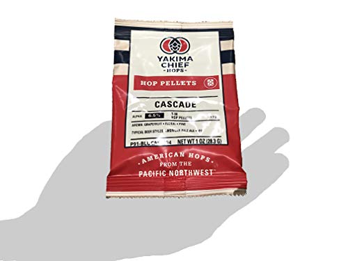 Learn To Brew BC-89Z0-55HN Cascade Hop Pellets for Home Brewing 1 oz , (Packaging may Vary) (Pack of 3), Green