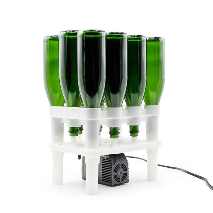 FastWasher 12 Beer Bottle Washer and Wine Bottle Cleaner | BOTTLES & RACKS NOT INCLUDED | General Purpose Rinser | Cleaner and Sanitizer System, Easy to Assemble