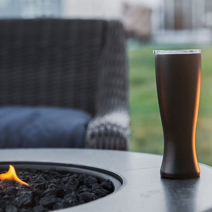 MASON FORGE | Stainless Steel Pint Double Insulated Beer Tumbler | Double Wall Vacuum Insulated | Sweat & Condensation Free | HOT or COLD Beverages | Pilsner Style Glass