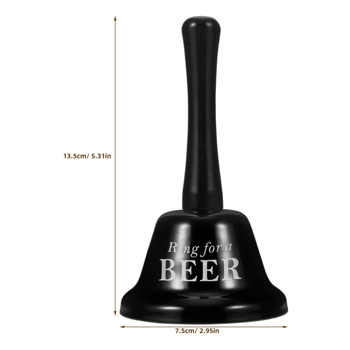 HOMSFOU Desk Decor Ring for A Beer Bell Novelty Hand Bell Bar Counter Call Bell Ring Reception Novelty Funny Romantic for Single Party Bachelor Party Favor