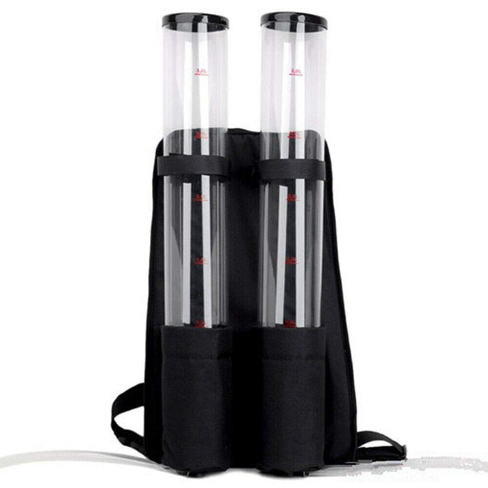 YIYIBYUS Dual Tank Backpack Drink Dispenser Portable Dual Barrel Beverage Liquid Liquor Beer Backpack Dispenser 3+3 Liter