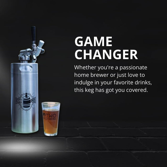 Keg Smiths Keg Kooler - 1 Gallon Keg Kooler Jacket - Keep your Keg Cold Longer