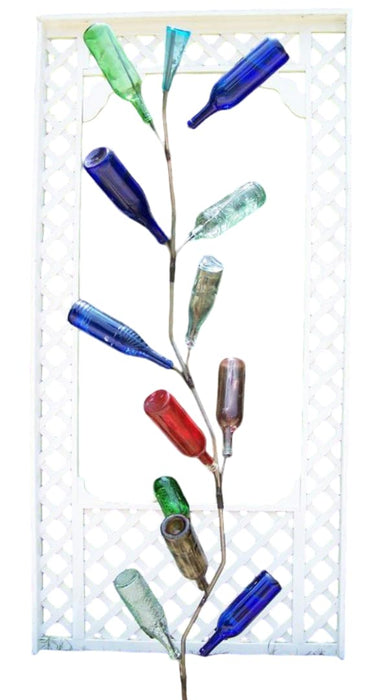 Hopfrog Market USA Wine Bottle Tree - Curved Southern Classic -Holds 13 Bottles- 6 FEET- Most Popular