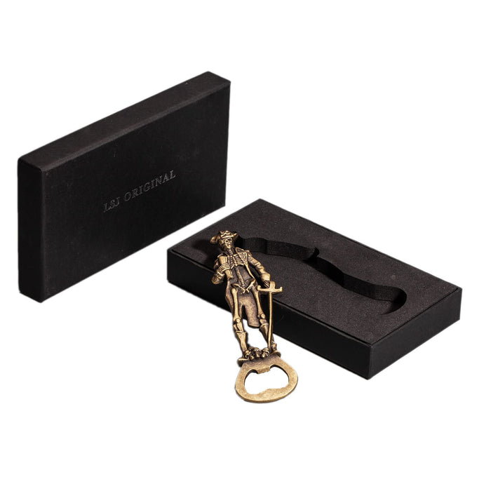 Pirate Skeleton Skull Beer Bottle Opener,Wine Opener Barware for Men, Husband, Dad, Boyfriend