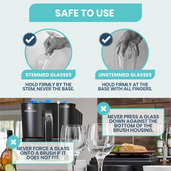 Clear360º Home Glassware Polisher