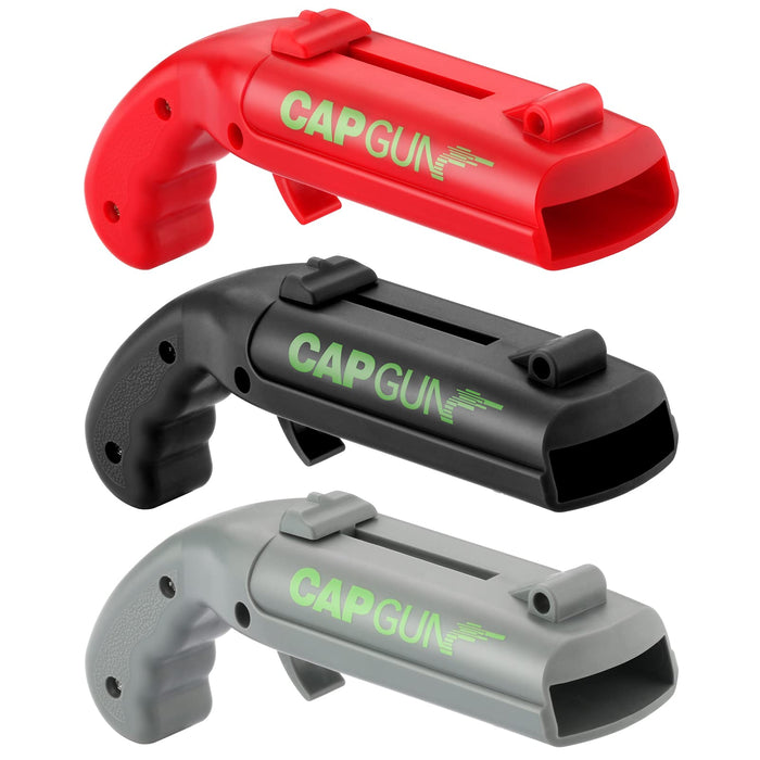 Shuirexue Cap Gun Beer Bottle Opener, Bottle Openers party favors [ 3 in 1 Pack] Gamer bottle opener for BBQ, Party, Bar, Drinking Bottle Opener with family, friends and drinking buddies