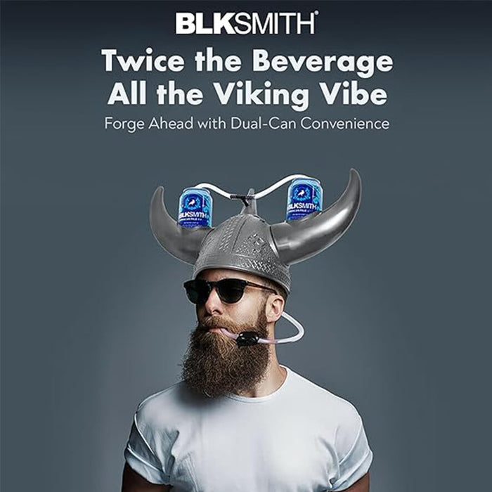 BLKSMITH Viking Drinking Hat | Viking Helmet | Drinking Accessories for Parties & College