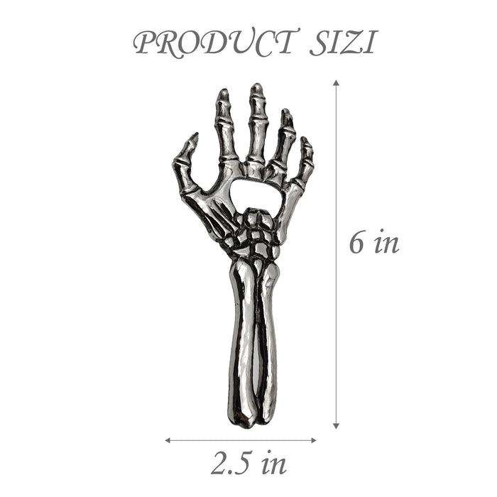 Skull Bottle Opener – Premium Stainless steel, Fun & Novelty Design for Parties, Perfect for Home & Bartenders, Unique Gift, Halloween Bottle Opener