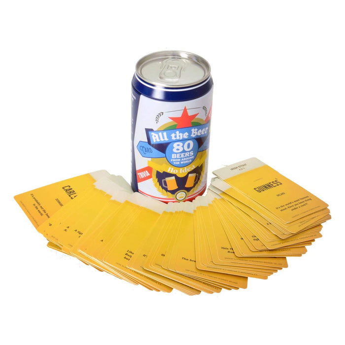 Bubblegum Stuff All The Beer, No Idea Game - Guess The Beers Fun Flash Card Game - Multiple Gameplay Trivia Game - Suitable for Adults and Teenagers