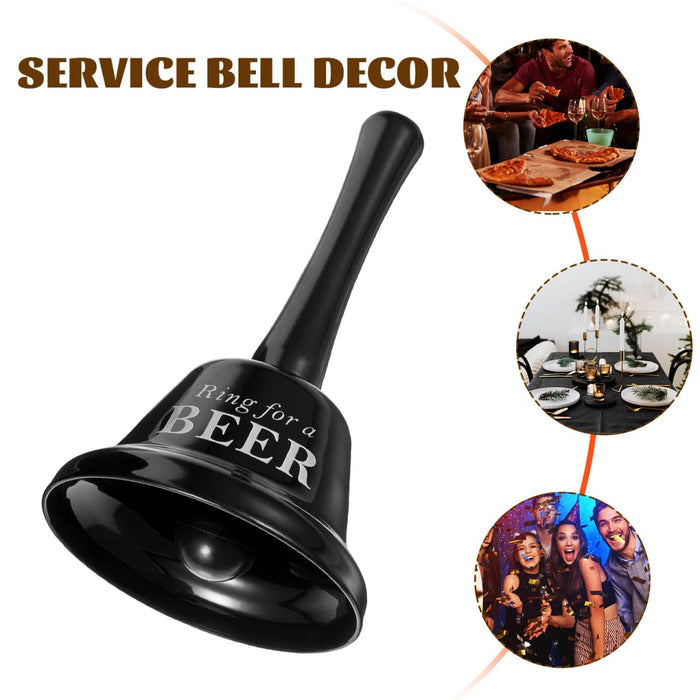 HOMSFOU Desk Decor Ring for A Beer Bell Novelty Hand Bell Bar Counter Call Bell Ring Reception Novelty Funny Romantic for Single Party Bachelor Party Favor