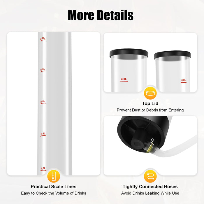 Portable Beer Dispenser, Dual Tank Backpack Drink Dispenser, Backpack Beer Liquor Dispenser,Party Beverage Drink Dispenser ﻿