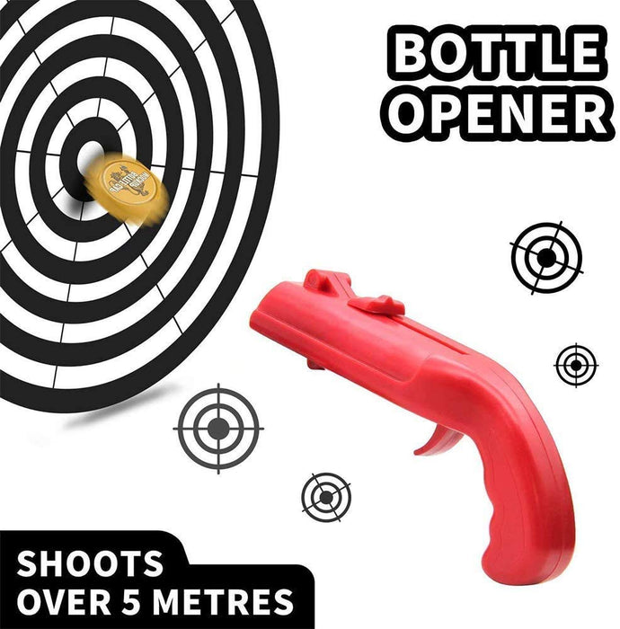 Shuirexue Cap Gun Beer Bottle Opener, Bottle Openers party favors [ 3 in 1 Pack] Gamer bottle opener for BBQ, Party, Bar, Drinking Bottle Opener with family, friends and drinking buddies