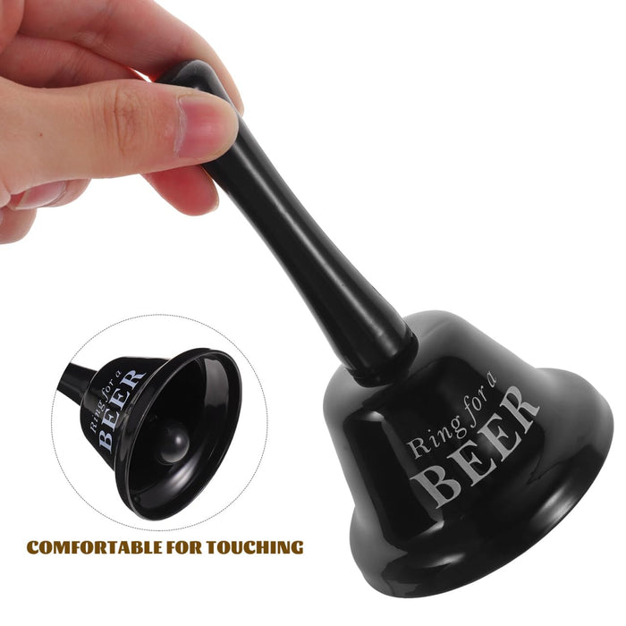 HOMSFOU Desk Decor Ring for A Beer Bell Novelty Hand Bell Bar Counter Call Bell Ring Reception Novelty Funny Romantic for Single Party Bachelor Party Favor