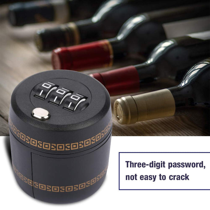 Password Lock Bottle Locks for Alcohol Combination Protector Threedigit Milk Bottle Lock Screwpull Levers, gerniem2sw8vi4u7