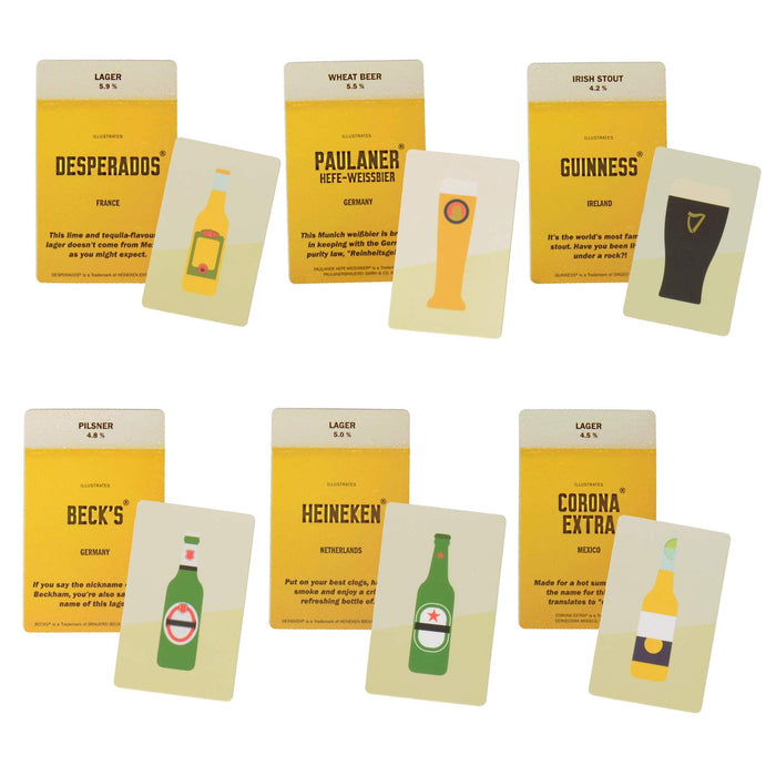 Bubblegum Stuff All The Beer, No Idea Game - Guess The Beers Fun Flash Card Game - Multiple Gameplay Trivia Game - Suitable for Adults and Teenagers