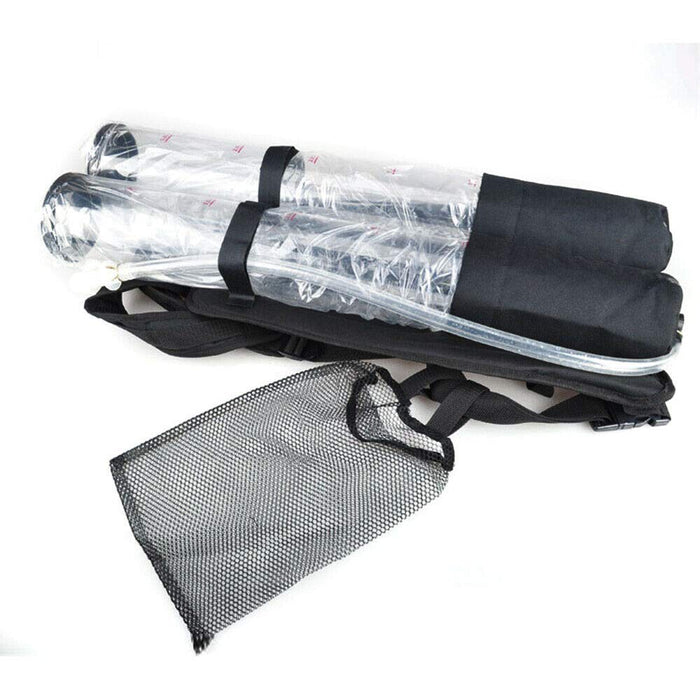 YIYIBYUS Dual Tank Backpack Drink Dispenser Portable Dual Barrel Beverage Liquid Liquor Beer Backpack Dispenser 3+3 Liter