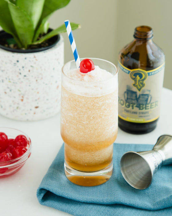 Portland Syrups Genuine Root Beer Syrup - Premium Beverage Concentrate for Authentic Cocktails, Soda, Ice Cream, Coffee Drinks, and More - 12 oz with 12 Servings (Pack of 1)