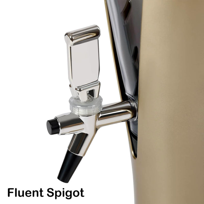 Mpuufom Beer Tower 3L/100oz Beverage Dispenser with fluent Spigot & Ice Tube,Margarita Tower, Mimosa Tower, Tabletop Liquor Drink Dispenser for Parties, Bars, Pubs, Restaurants