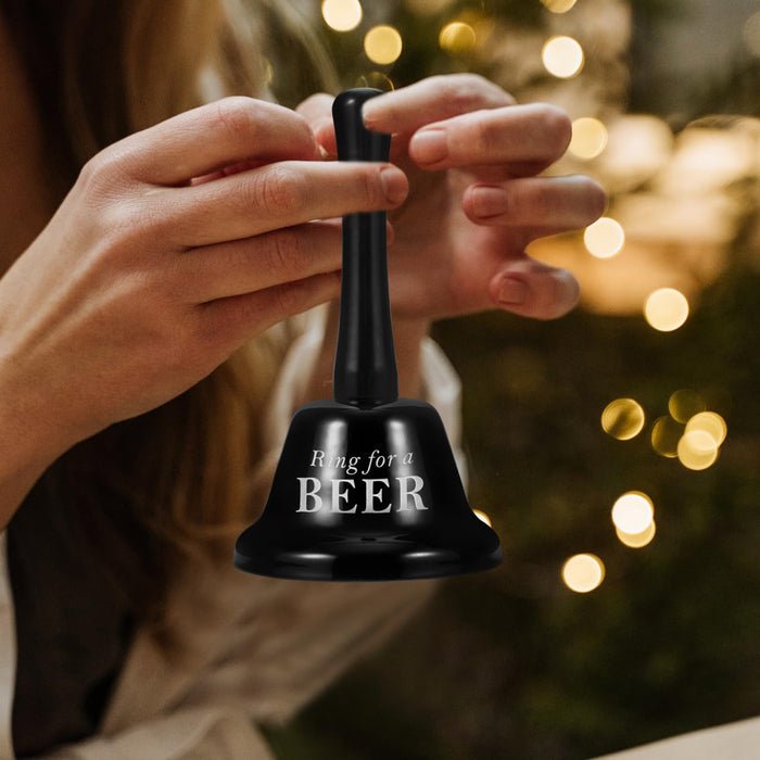 HOMSFOU Desk Decor Ring for A Beer Bell Novelty Hand Bell Bar Counter Call Bell Ring Reception Novelty Funny Romantic for Single Party Bachelor Party Favor
