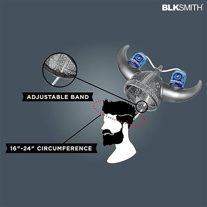 BLKSMITH Viking Drinking Hat | Viking Helmet | Drinking Accessories for Parties & College
