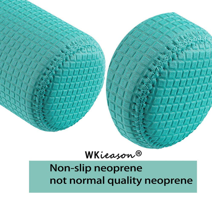 WK ieason 12oz Standard Can Sleeves Insulators Sleeves 12OZ Beer Bottle Jacket Sleeves Coolers Holder Non-slip Neoprene(Black)