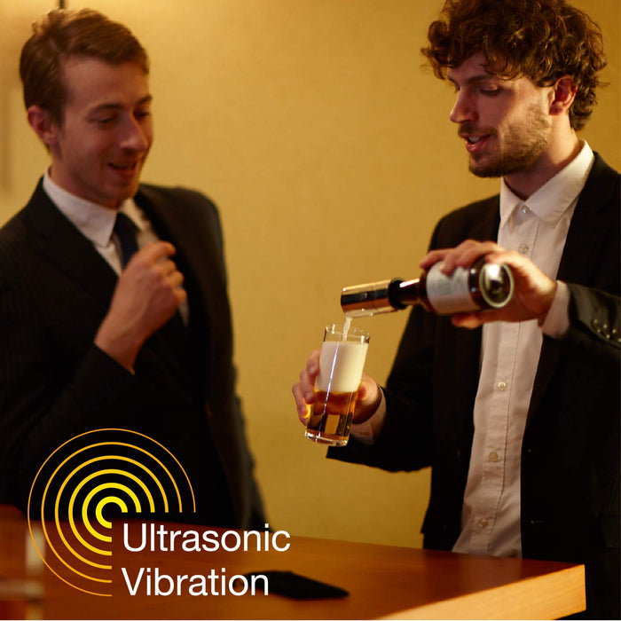 GREEN HOUSE Bottled Beer Foam Maker - Awesome Compact Gift for Beer Lovers. Basic Bottled Beer into a Delicious & Fine Tasty Beer with Ultra Fine Foam.