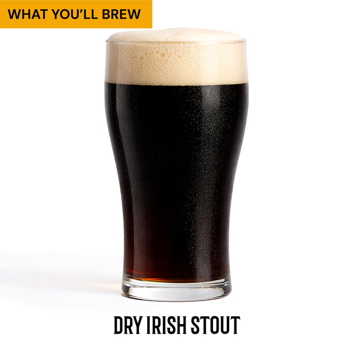 Craft A Brew Recipe Kit - Bone Dry Irish Stout Refill - 1 Gallon - Ingredients for Home Brewing Beer