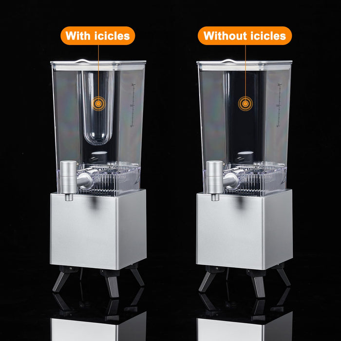 WILON 2L LED Drink Dispenser with Ice Tube for Parties, Beer & Juice
