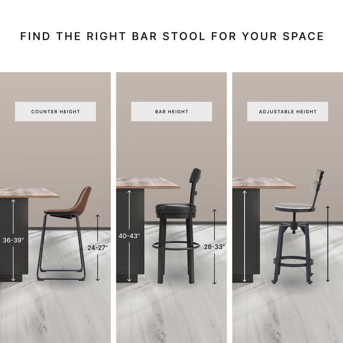 Signature Design by Ashley Valebeck Counter Height Bar Stool, Brown