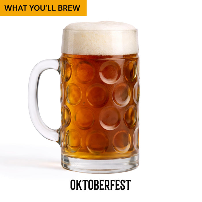 Craft A Brew - Oktoberfest Ale - Beer Making Kit - Make Your Own Craft Beer - Complete Equipment and Supplies - Starter Home Brewing Kit - 1 Gallon