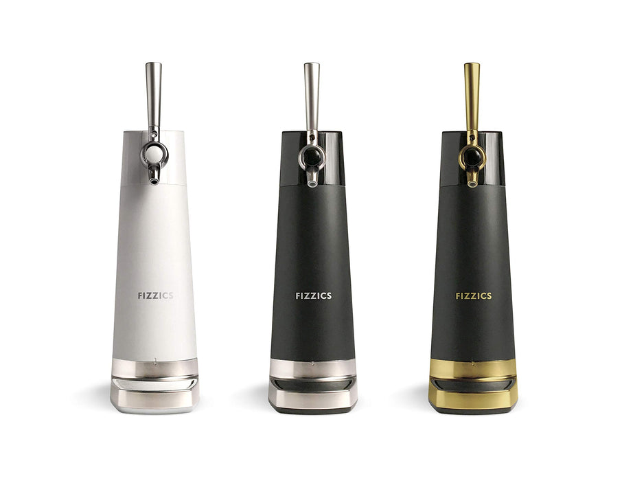 FIZZICS - DraftPour Beer Dispenser - Converts Any Can or Bottle Into a Nitro-Style Draft, Gift for Men and Beer Enthusiast, Beer Tap Draft Machine - Carbon