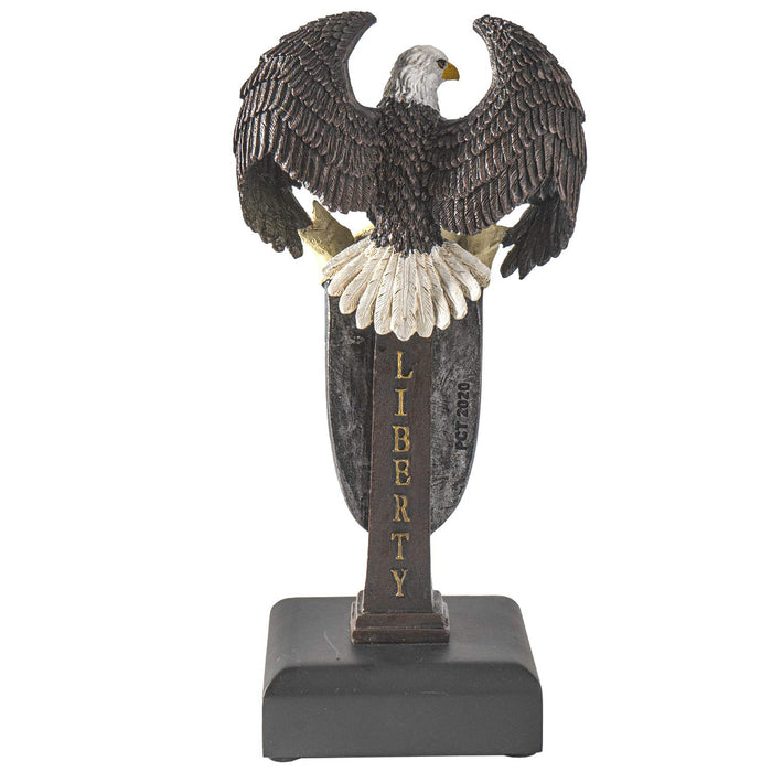 Pacific Giftware Patriot Eagle Shield Beer Tap Handle Figurine Statue Sport Bar Accessories