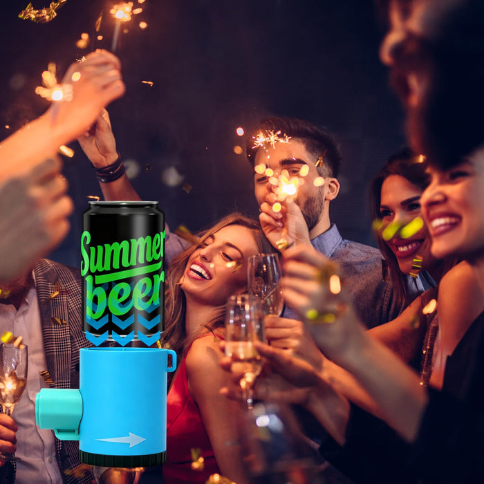 Cargly Beer Shot Gun for Drinking Game, Thrilling Twist & Pass Party Fun, Drinking Roulette Party Game for Adults Bachelor Parties, BBQ Pregame, Golf Course, Beach