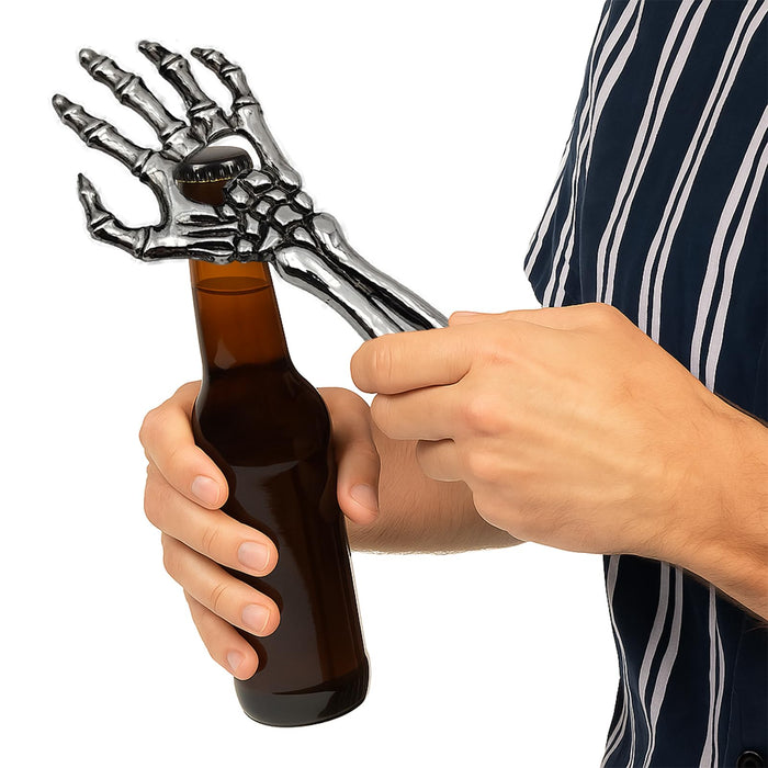 Skull Bottle Opener – Premium Stainless steel, Fun & Novelty Design for Parties, Perfect for Home & Bartenders, Unique Gift, Halloween Bottle Opener