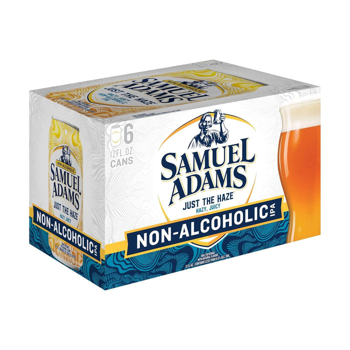 Samuel Adams Non-Alcoholic Just The Haze 6Pk Cans, 12 Fz