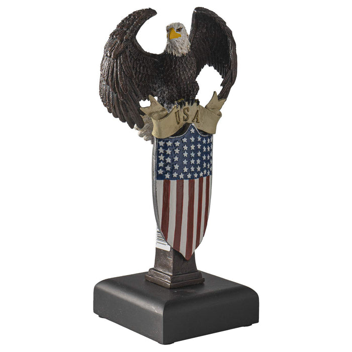 Pacific Giftware Patriot Eagle Shield Beer Tap Handle Figurine Statue Sport Bar Accessories