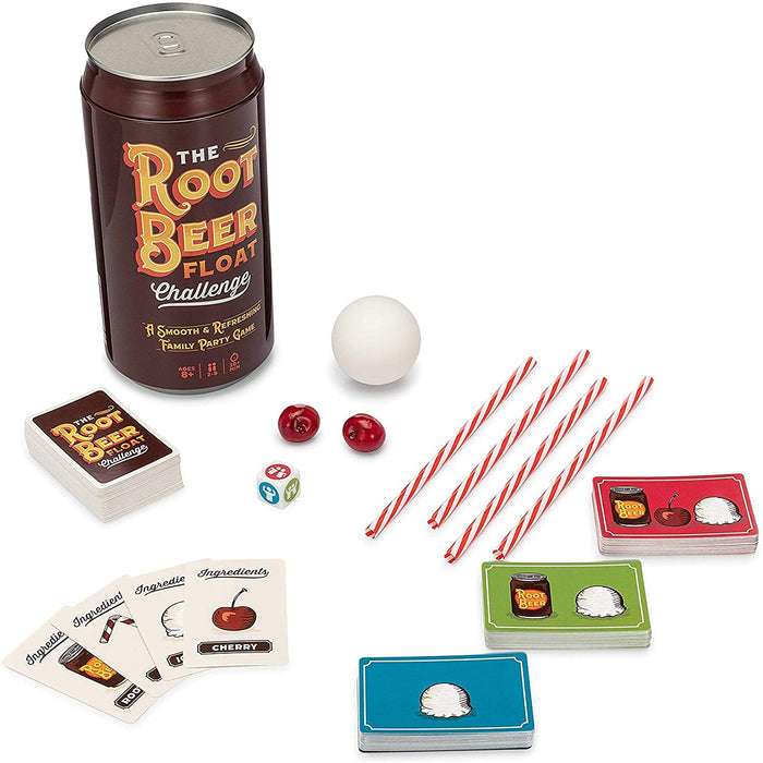 Root Beer Float Challenge by Gray Matters Games - Creative Family Game Night Fun for 2-8 Players, Ages 8+
