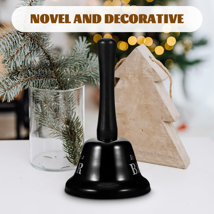 HOMSFOU Desk Decor Ring for A Beer Bell Novelty Hand Bell Bar Counter Call Bell Ring Reception Novelty Funny Romantic for Single Party Bachelor Party Favor