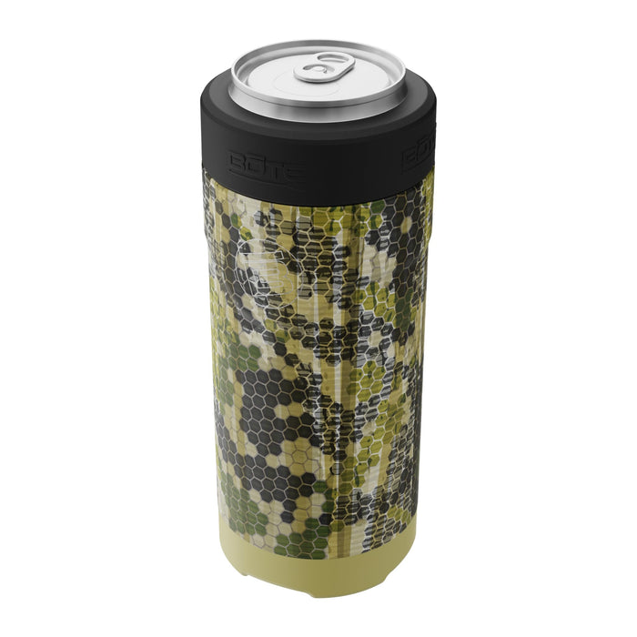 BOTE MAGNEPod Drinkware MAGNEChill Slim Can Cooler Keeps Beer Soda Cold Insulated Attach Magnetically to Compatible SUPs Kayaks Floats 12 oz Multiple Colors