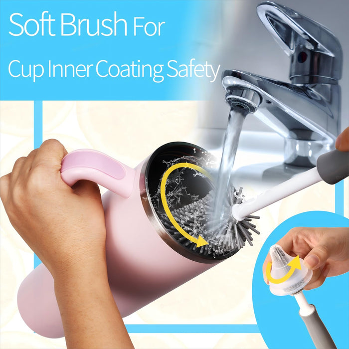 Dosanlues Bottle Cleaner Brush Set - 8 Pack Bottle Brushes for Cleaning