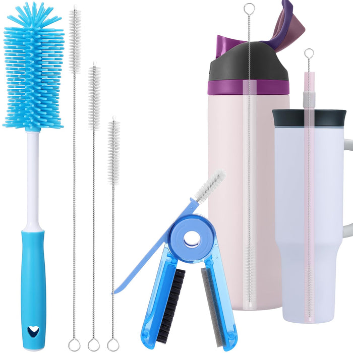 XANGNIER Water Bottle Cleaner Brush Set for Owala 24oz/32oz/40oz Cup,5 Pcs
