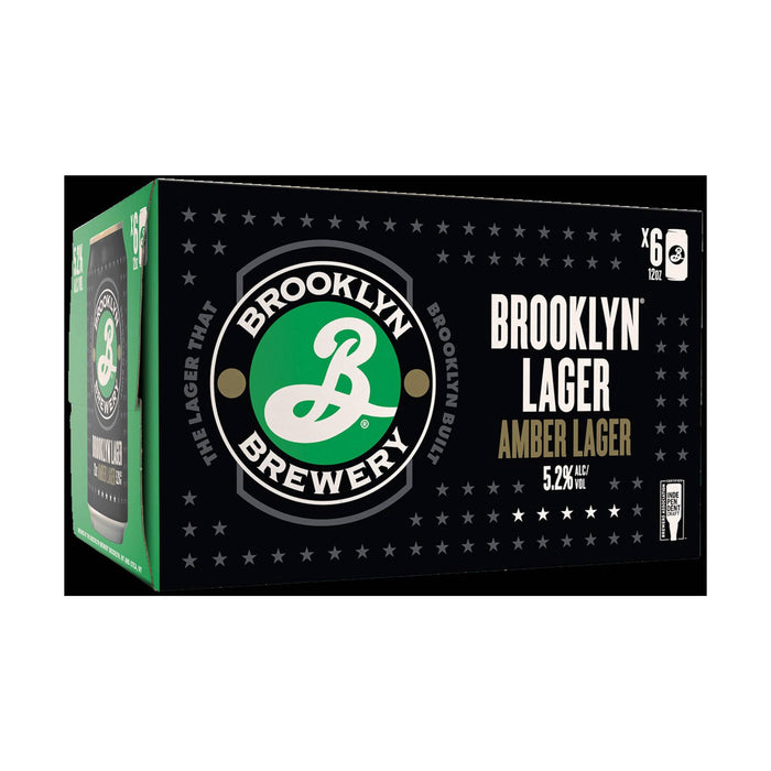 Brooklyn Brewery Lager 6Pk Cans, 12 Fz