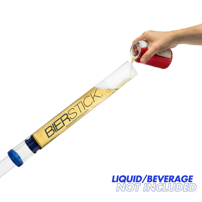 Beer Bong Bierstick 2.0 Syringe - College Gift Party Tool - Perfect for Tailgating, Spring Break, and Boat Parties - Funnel Holds 24oz with Removable Mouthpiece
