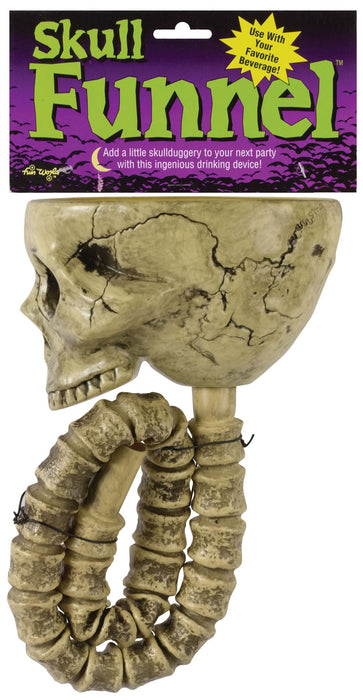 Fun World Skull Beer Funnel