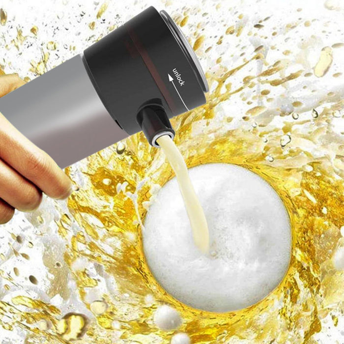 Beer Foamer, Beer Foam Maker, Electric Quick Foaming Beer Bubbler, Wine Pourer Dispenser with Bottled Canned Adapter Universal for Bottled Beer