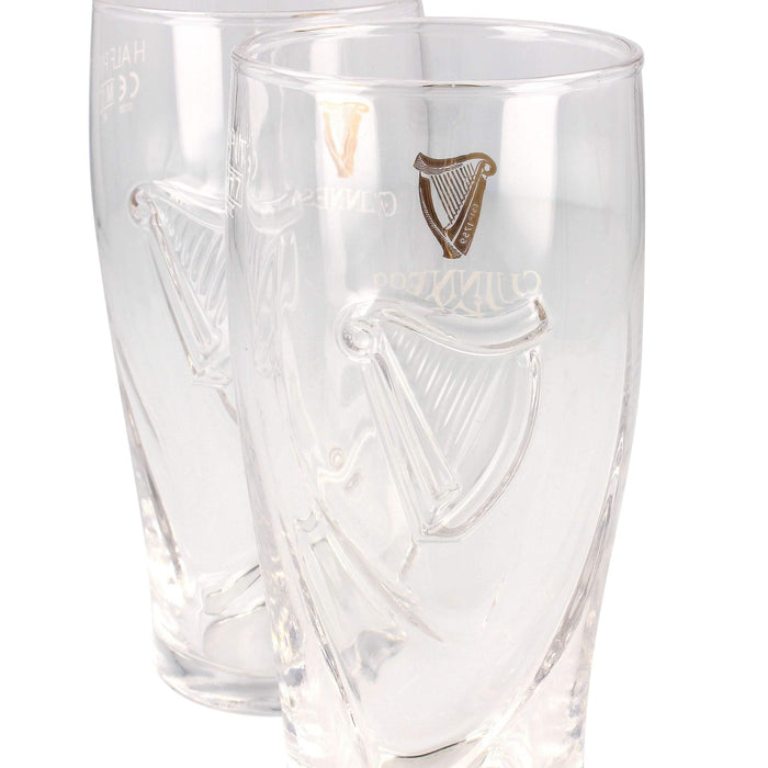 Guinness Half Pint Glasses – Set of 2 | 10oz Capacity | Official Livery Design | Not Full Pint Size