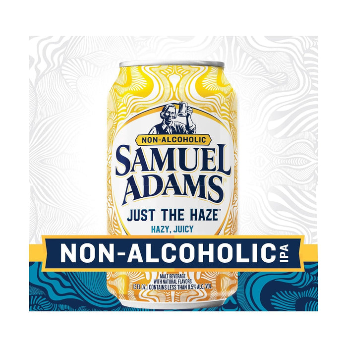 Samuel Adams Non-Alcoholic Just The Haze 6Pk Cans, 12 Fz