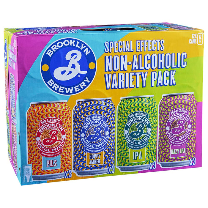 Brooklyn Brewery Non-Alcoholic Special Effects Variety 12pk Cans, 12 FZ