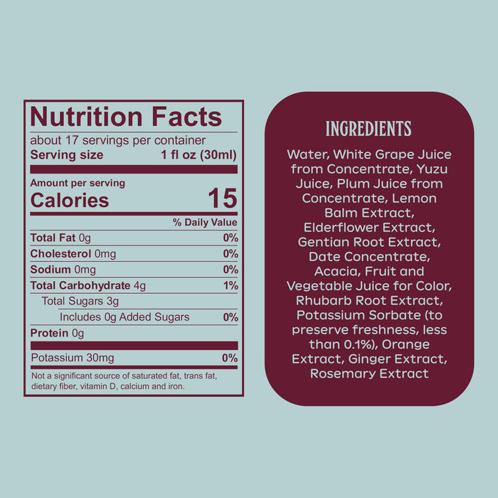 Ghia Non-Alcoholic Apéritif - 500ml | Botanical Mediterranean-Inspired Spirit Cocktail Mixer with Notes of Citrus, Rosemary & Bitter Herbs - Vegan, No Added Sugar, No Artificial Flavors, Caffeine-Free